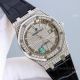 Diamond Audemars Piguet Royal Oak 15400 Watch With Black Leather Strap Best Replica (9)_th.jpg